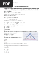 Numerical Problems (Second Year Physics)