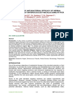 Evaluation of Anti-Bacterial Efficacy of Herbal Irrigants Against Enterococcus Faecalis Using RT-PCR