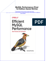 Efficient MySQL Performance (Final Release) 1st Edition Daniel Nichter Full Chapter