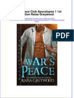 War S Peace Club Apocalypse 1 1st Edition Raisa Greywood Full Chapter