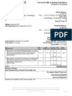 Ear Phones Invoice