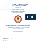 Tsa Lab Record - Cse