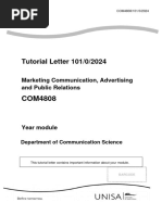 Tutorial Letter 101/0/2024: Marketing Communication, Advertising and Public Relations