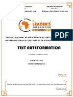 Test Ante Formation Ing