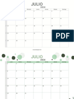 Calendario Julio 2024 - UnaCasitaDePapel