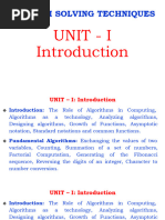 UNIT - I Introduction