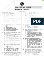 Chemical Kinetics - Practice Sheet