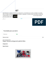 Super Heroes Amigurumi Patrón Libre.