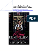 Rogue Demonstration Godslayer Academy 4 1st Edition Isadora Brown Full Chapter