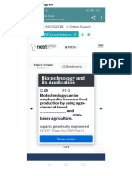 Biotechnology and It's Application