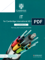 IT For Cambridge International As A Level Coursebook (Paul Long, Sarah Lawrey, Victoria Ellis) - 2022 Onwards