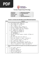 MTF101A Tutorial-14 ExactODE