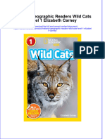 National Geographic Readers Wild Cats Level 1 Elizabeth Carney Full Chapter