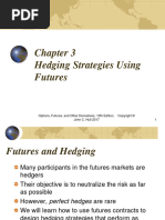 Chapter 3 - Hedging Strategies Using Futures