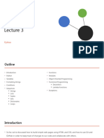 Lecture 3 Python