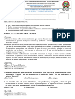 EVALUACIÓN I PARCIAL, 1ERO BGU Sistema y Normativa Turística 2023-2024