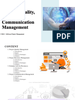 5 Project Quality, Resource & Communication Management