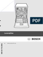 BOSCH - Lavavajillas SMS50E62EU - Manual de Uso