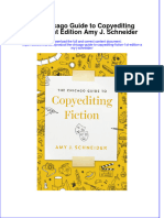 The Chicago Guide To Copyediting Fiction 1st Edition Amy J. Schneider Full Chapter