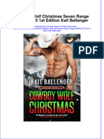 Cowboy Wolf Christmas Seven Range Shifters 6 5 1st Edition Kait Ballenger Full Chapter