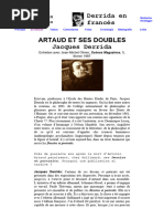 Jacques Derrida - Artaud Et Ses Doubles (1987)