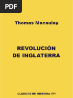 Thomas Macaulay - Revolución de Inglaterra