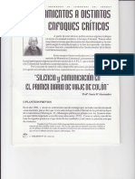 SILENCIO Y COMUNICACION EN EL 1o DIARIO DE VIAJE DE COLON - D Alessandro