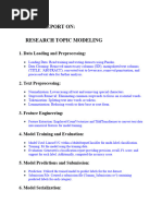 Report On - Social Media Research Topic Modeling