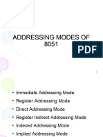 Addressing Modes of 8051