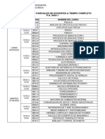 Rol de Exámenes Parciales de Docentes A Tiempo Completo P.A. 2024-1