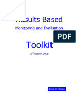 Results Based Monitoring Evaluation Toolkit