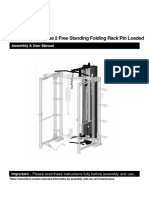 Free Standing Folding Rack Pin Loaded-Final