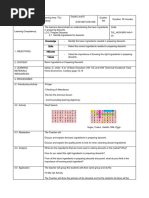 Lesson Plan Cookery 9