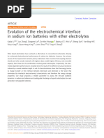 Evolution of The Electrochemical Interface in Sodium Ion Batteries With Ether Electrolytes