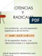 Potencias Radicales