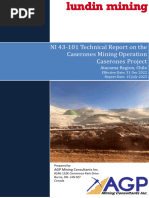 Ni43-101 TR On The Caserones Mining Operation - Final