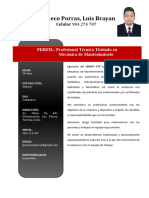 MODELO GUIA Curriculum Vitae