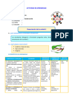 D1 A1 SESION COM. Presentación de La Unidad 2