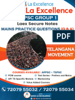 Laex G1 EM Telangana Movement Mains Q&A