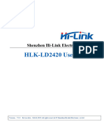 AR3645 LD2420 Sensor de Presencia Humana Datasheet