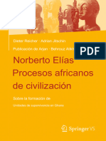 Norbert Elias African Processes of Civilisation On The Formation of Survival Units in Ghana 1st Ed 2022 Traducido