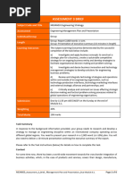 MEM603 - Assessment - 3 - Brief - Management Plan and Presentation - FINAL