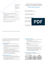 Suicide Assessment Five-Step Evaluation and Triage (SAFE-T) Booklet