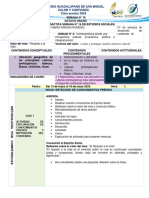 Carta Didáctica Semana 16, Estudios Sociales, Octavo Grado