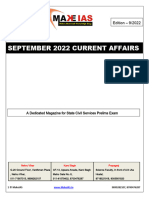 September 2022 Current Affairs Magazine 