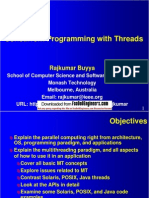 Concurrent Programming With Threads: Rajkumar Buyya