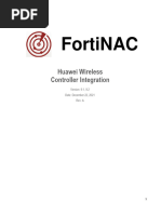 FortiNAC Huawei Wireless Integration v9