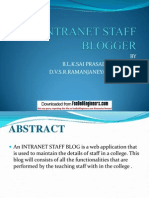 Z-Intranet Staff Blogger - 1