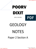 Apoorv Geology Paper 2 Section A