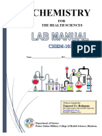 CHEM 101 Practical AY 2022 23